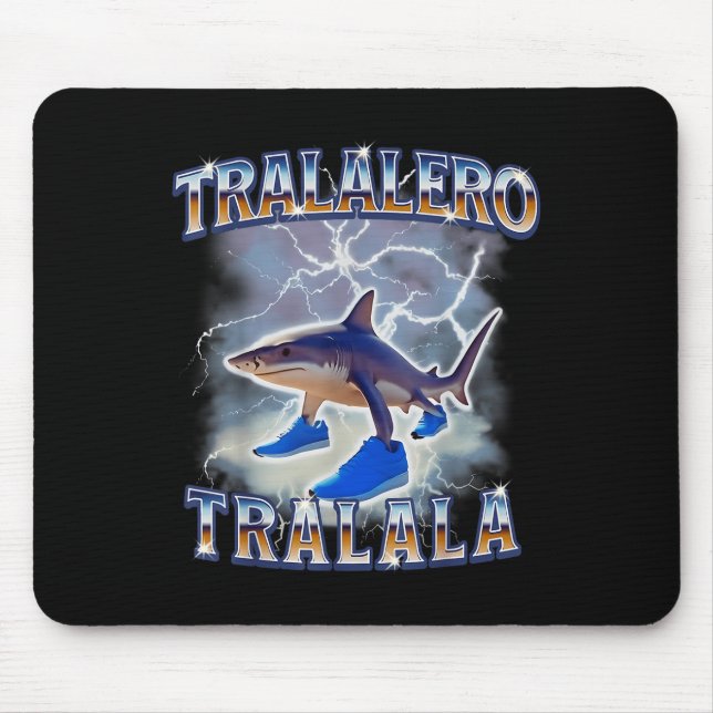 Tralalero Tralala Funny Shark Meme Bootleg Musmatta (Framsidan)