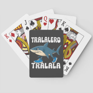 Tralalero Tralala Funny Shark Meme Casinokort