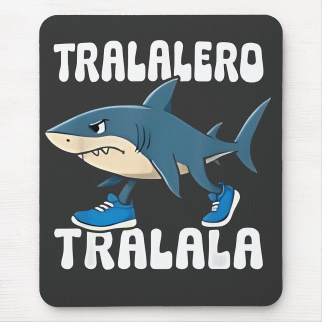 Tralalero Tralala Funny Shark Meme Musmatta (Framsidan)
