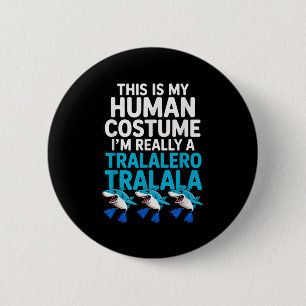 Tralalero Tralala Human Costume Funny Meme Hallowe Knapp