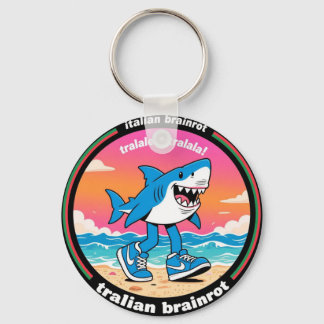 tralalero tralala "italian brainrot"  keychain nyckelring