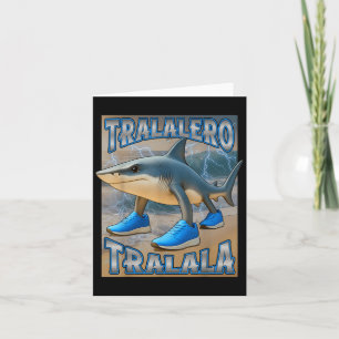 Tralalero Tralala Italie Brainrot Meme Birthday F Kort