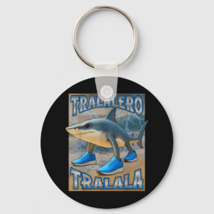 Tralalero Tralala Italie Brainrot Meme Birthday F Nyckelring