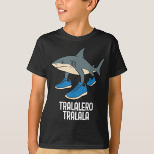 Tralalero Tralala Italienska Brainrot Funny Meme T Shirt