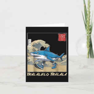 Tralalero Tralala japanska Funny Shark italienska  Kort