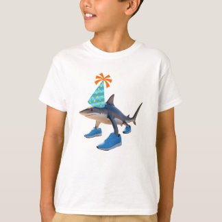 Tralalero Tralala Shark Birthday Hat T Shirt