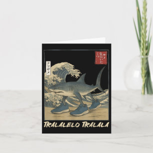 Tralalero Tralala Shark Italia Brainrot Meme Japa Kort