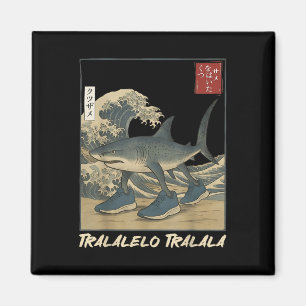 Tralalero Tralala Shark Italia Brainrot Meme Japa Magnet