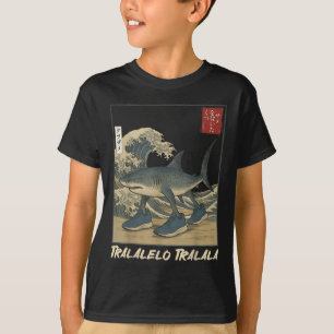 Tralalero Tralala Shark Italia Brainrot Meme Japa T Shirt
