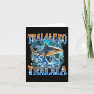 Tralalero Tralala Shark Meme Bootle Kort