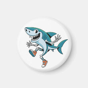 Tralalero Tralala SkeleBoo Halloween Design Design Magnet