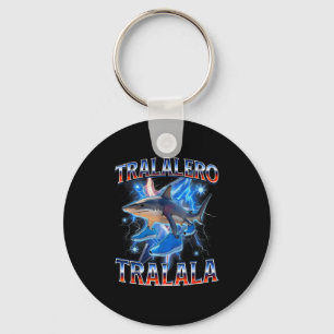 Tralalero Tralala - Tralalero Tralala Shark Meme B Nyckelring
