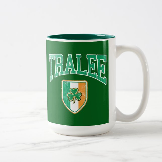 TRALEE Irland Två-Tonad Mugg (Höger)