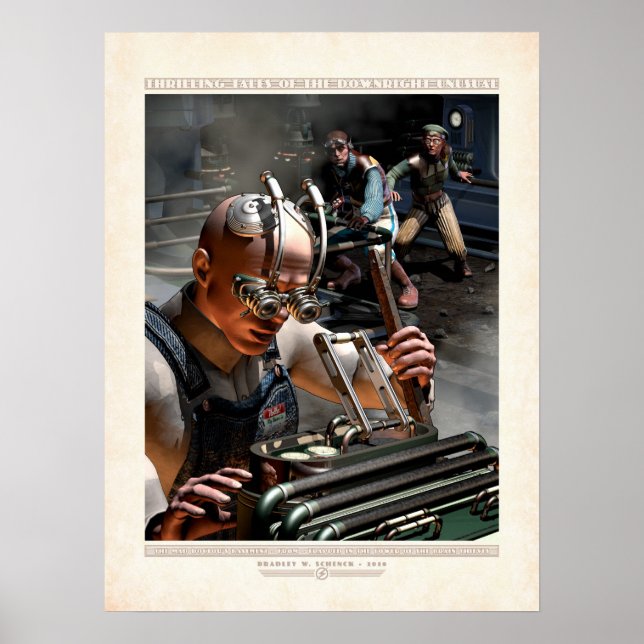 Trallningssamtal: Mad Doktor Basement (18x24 tum) Poster (Framsidan)