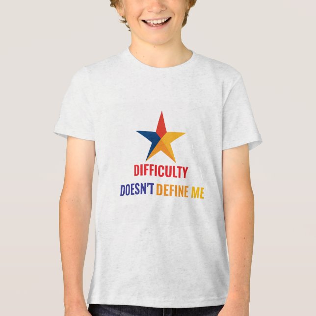 Trålning med ADHD* SVÅRIGHET definierar mig inte T Shirt (Framsida)