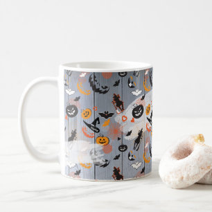 Träloftkonstruktion i halloween fest (Treat eller  Kaffemugg