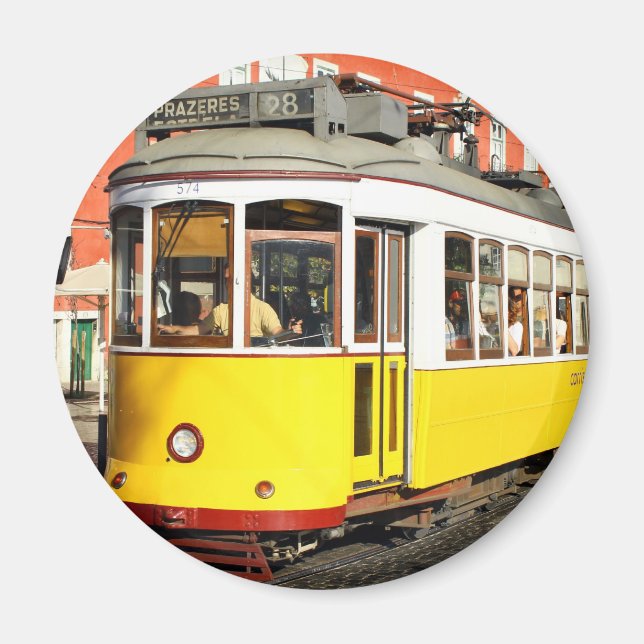 Tram 28, Lisbon, Portugal Magnet (Framsidan)