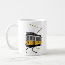 TRAM 28 LISSABON KAFFEMUGG