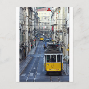 Tram 28, Lissabon, Portugal Vykort