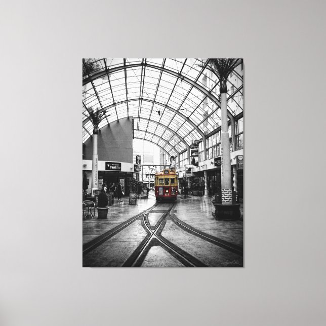 Tram: ChristChurch New Zealand Canvas (Framsida)