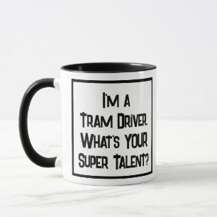 Tram Driver Toppen Talent. Tram-drivrutin Mugg