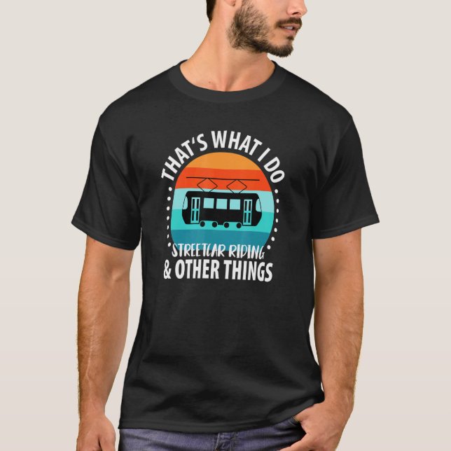 Tram Driver Tram Track Kt4d Tram Driver 1 T Shirt (Framsida)