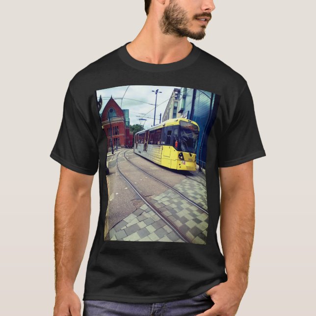 Tram i Manchester T Shirt (Framsida)
