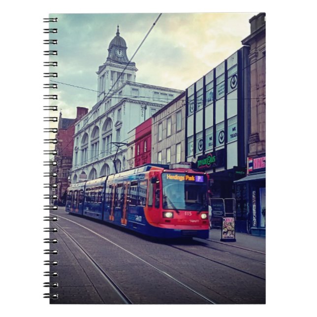 Tram i Sheffield Anteckningsbok (Framsidan)