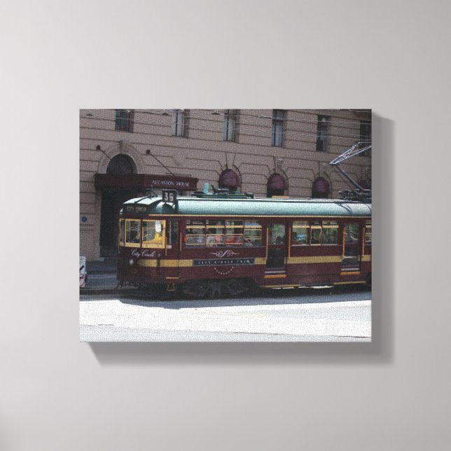 Tram Restaurant Canvastryck (Framsida)