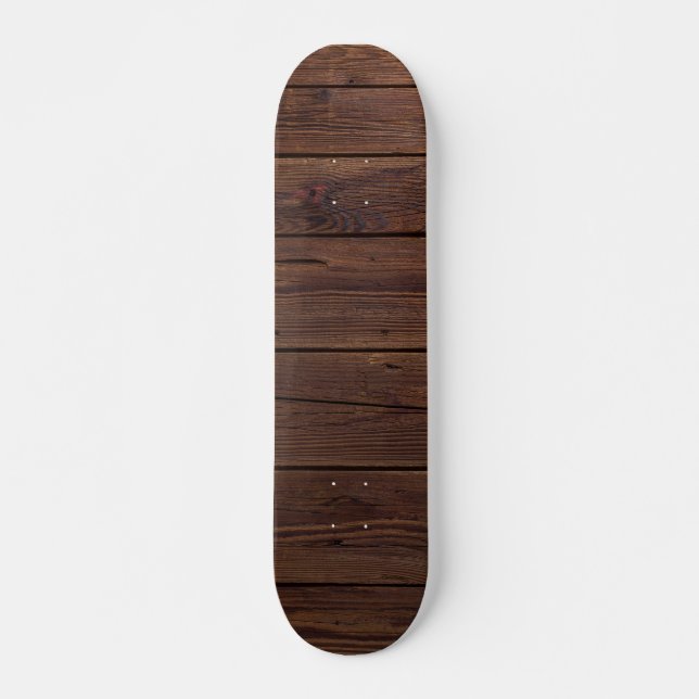 Trämådor, däck skateboard bräda 20,5 cm (Framsida)
