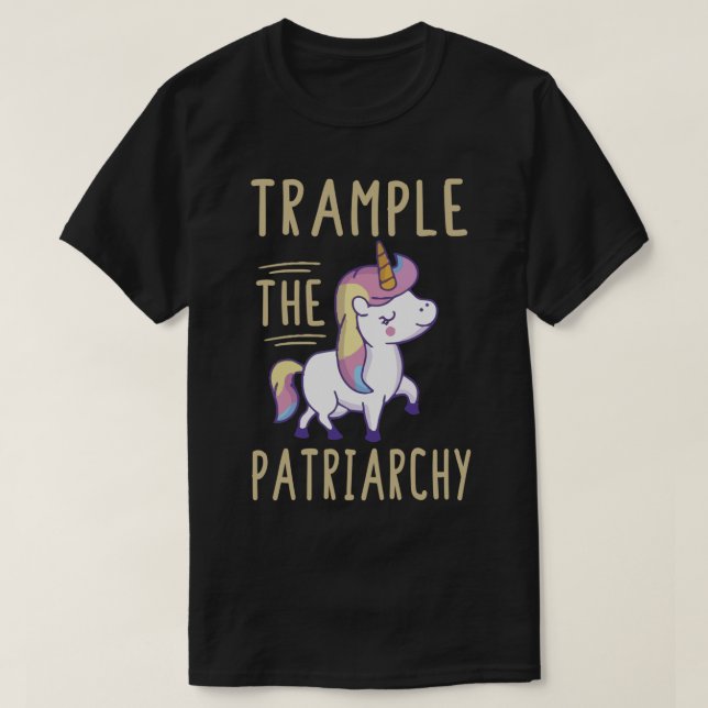 Tramla patriarkin, Feminista, krossa Patri T Shirt (Design framsida)