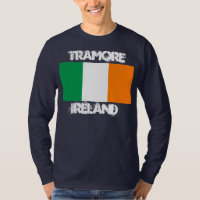 Tramore, Irland med Irish flagga