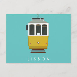Tramp för vykort från Lissabon