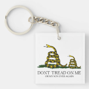 Trampa inte på mig eller min son Gadsden Flag Meme