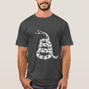 Trampa inte på mig Gadsden Flagga Skallerorm endas T Shirt