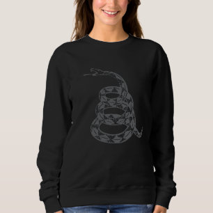 Trampa inte på mig Gadsden Flagga Skallerorm endas T Shirt