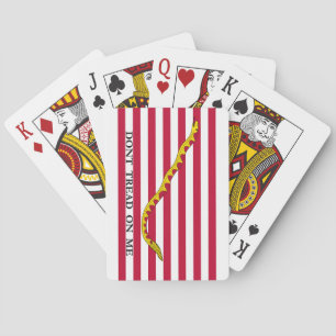 Trampa inte på mig US Naval Jack Casinokort
