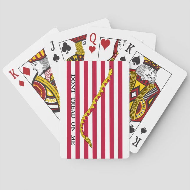 Trampa inte på mig US Naval Jack Casinokort (Baksidan)
