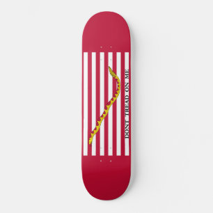 Trampa inte på mig US Naval Jack Mini Skateboard Bräda 18,5 Cm