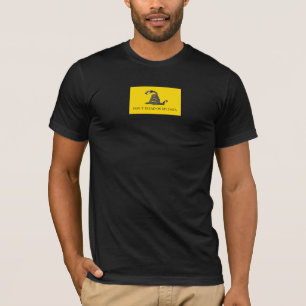 Trampa inte på mina data Gadsden-flagg parodi meme T Shirt
