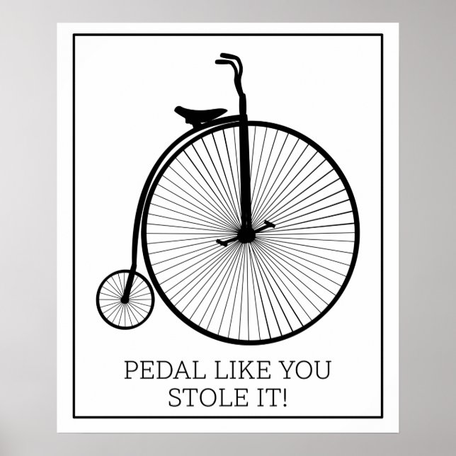 Trampa som om du stal det poster (Framsidan)