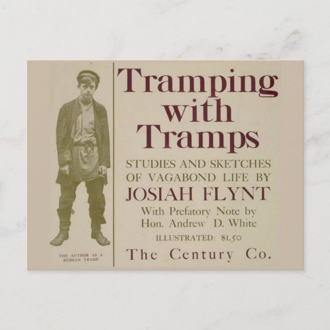 Tramping With Tramps Book Vykort (Framsida)