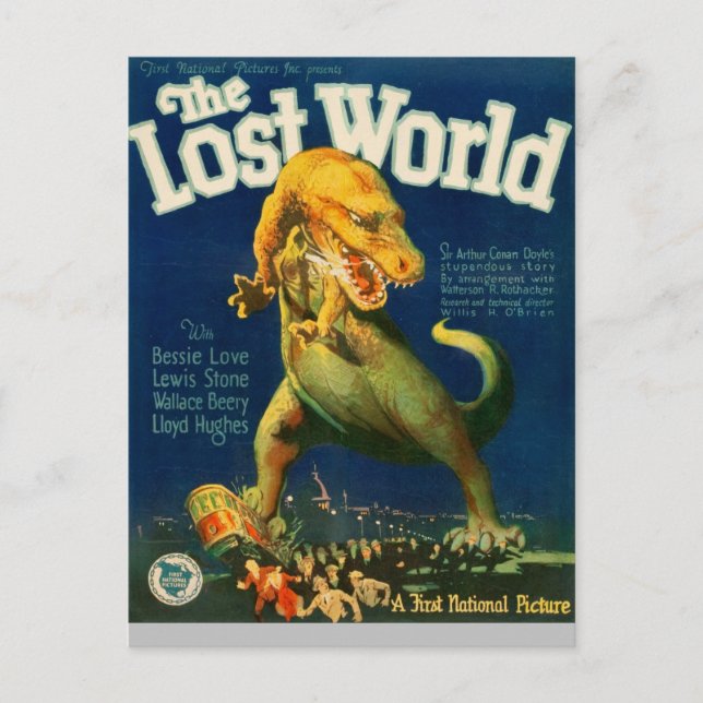 Trampling Tyrannosaurus Vykort (Framsida)