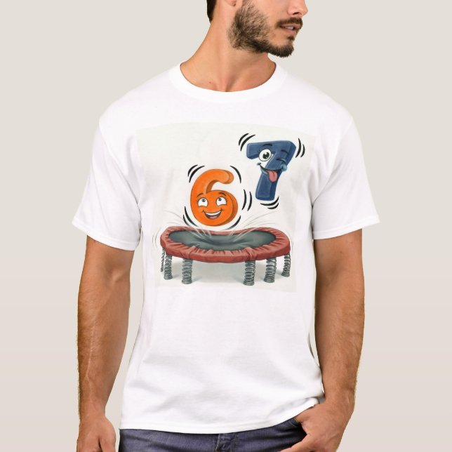 Trampolin 6 7 t shirt (Framsida)