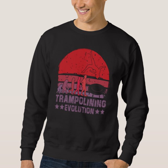 Trampolin Evolution Hoppande Trampolin Gymnastik Lång Ärmad Tröja (Framsida)