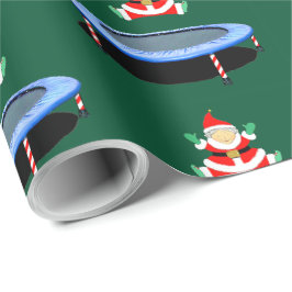 Trampolin Gymnastik Julpresentpapper Presentpapper