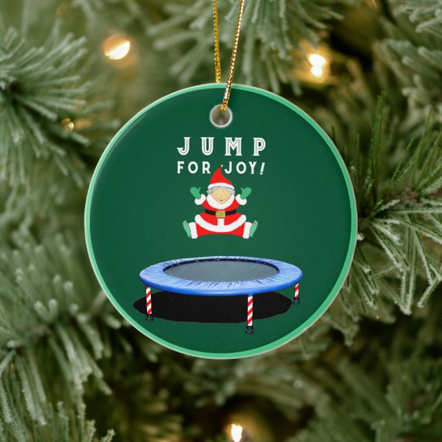 Trampolin Jul Samlarobjekt Julgransprydnad Keramik (Träd)