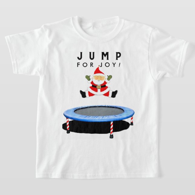 Trampolin jul tee shirt (Laydown)
