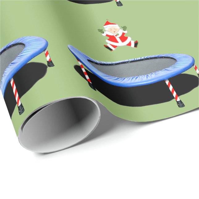 Trampolin julklapp presentpapper (Rullad Hörn)