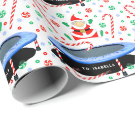 Trampolin julklapp presentpapper